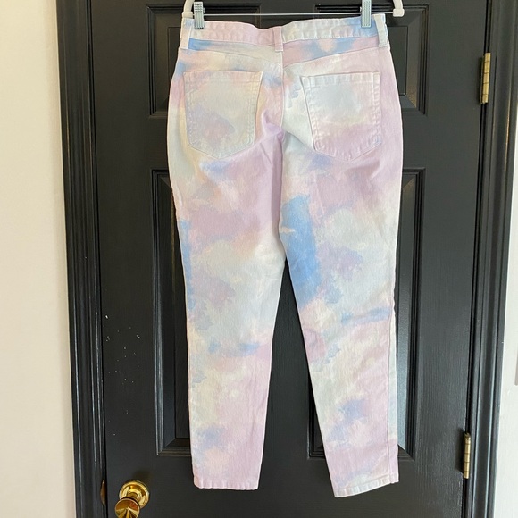 Tie Dye Jeans - Pastel colors - Size 8 - Picture 3 of 5